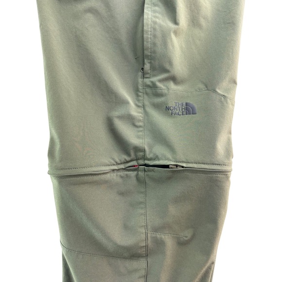 The‎ North Face Mens Convertible Zip Off Pants Green Size 40 Outdoor Hiking - Picture 4 of 16